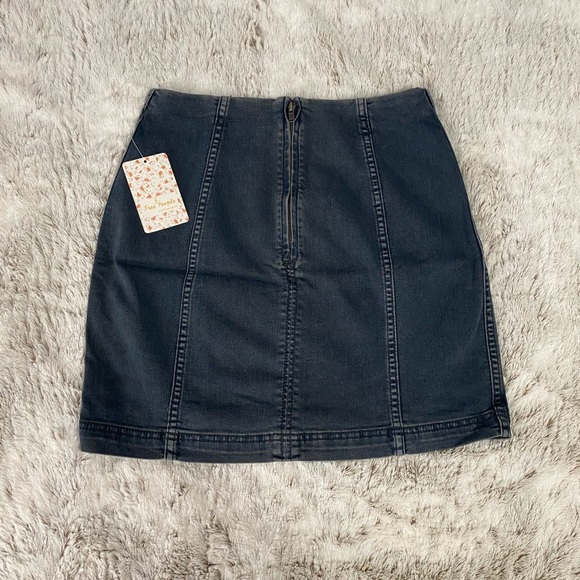 Free People Multicolored Mini Pencil Skirt Casual - Picture 9 of 10